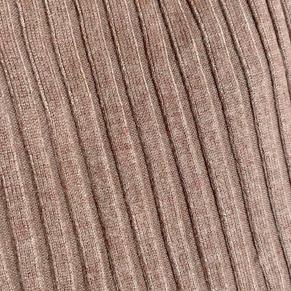 NWOT [Anthropologie] Maronie High Waist Brown Ribbed Pencil Skirt Women’s Sz L - Picture 6 of 7